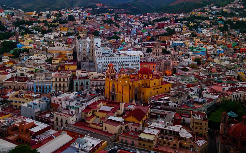 Vista panorámica de Guanajuato capital, Guanajuato
