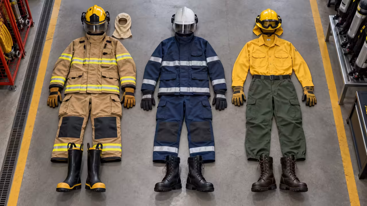 Kit de bombero para escenarios estructural, brigadista y forestal
