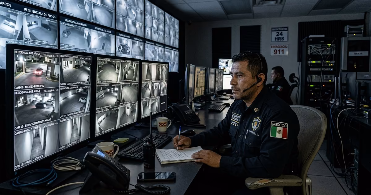 Monitoreo CCTV residencial 24/7 en CDMX